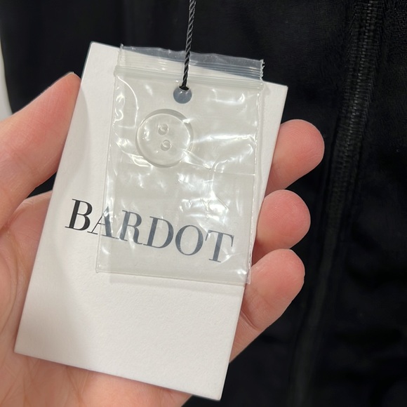 Bardot Brooklyn Diamonte Midi Dress In Black - Picture 13 of 13